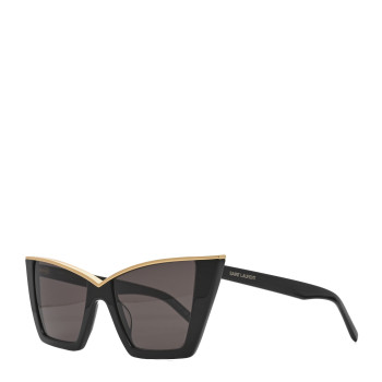 SAINT LAURENT Cat Eye Kate SL570 Sunglasses Black