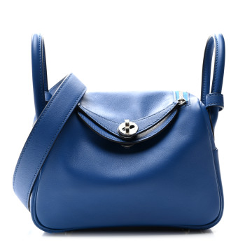 HERMES Swift Mini Lindy 20 Bleu France
