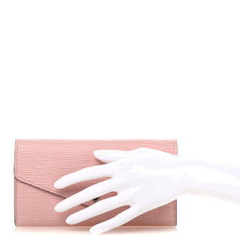 LOUIS VUITTON Epi Sarah Wallet NM Rose Ballerine