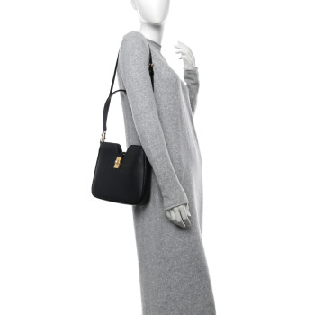 CELINE Smooth Calfskin Small Camille 16 Soft Bag Black