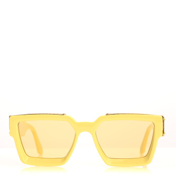 LOUIS VUITTON Acetate 1.1 Millionaires Z1323W Sunglasses Yellow