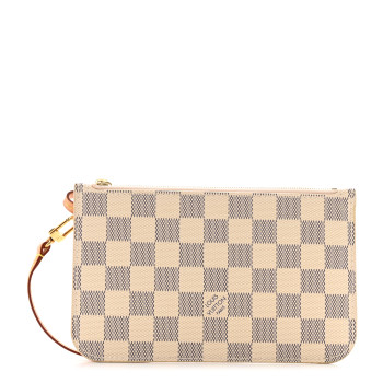 LOUIS VUITTON Damier Azur Neverfull PM Pochette