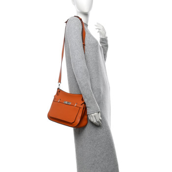 HERMES Taurillon Clemence Jypsiere 28 Orange