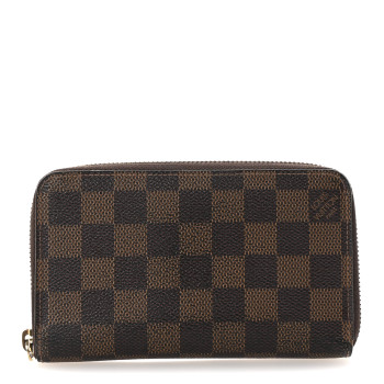 LOUIS VUITTON Damier Ebene Zippy Compact Wallet