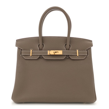 HERMES Togo Birkin 30 Etoupe