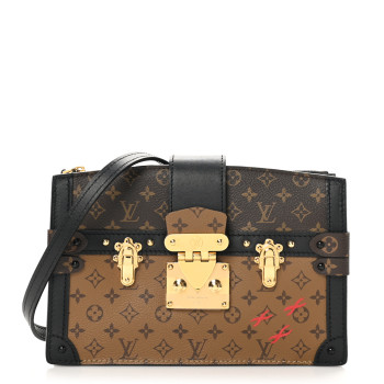 LOUIS VUITTON Reverse Monogram Trunk Clutch