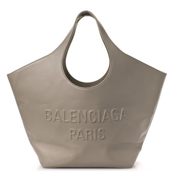 BALENCIAGA Smooth Calfskin Mary Kate Tote Taupe