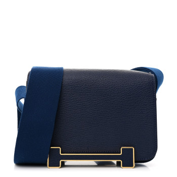 HERMES Chevre Mysore Geta Bleu Navy