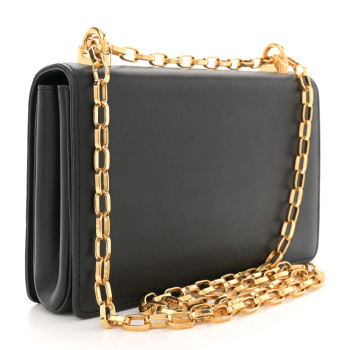 DOLCE & GABBANA Nappa DG Girls Shoulder Bag Black