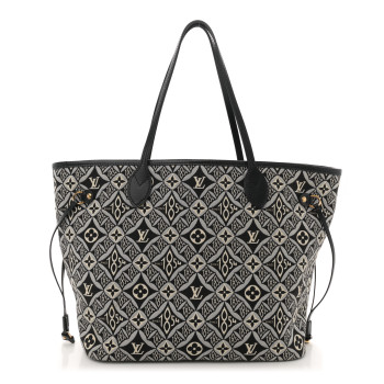 LOUIS VUITTON Jacquard Since 1854 Neverfull MM Grey