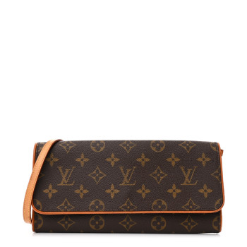 LOUIS VUITTON Monogram Pochette Twin GM