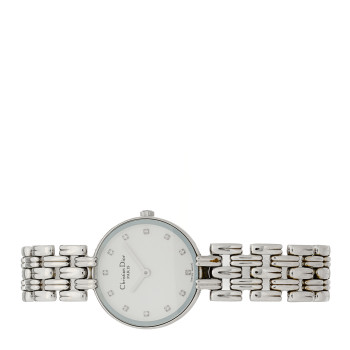 CHRISTIAN DIOR Stainless Steel Diamond 25mm Bagheera Quartz Watch