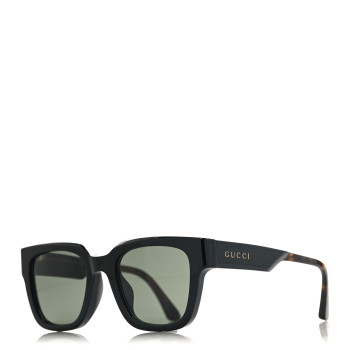 GUCCI Acetate Square Frame Web Sunglasses GG1670SK Tortoise