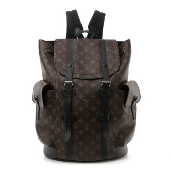 LOUIS VUITTON Monogram Macassar Christopher PM Backpack