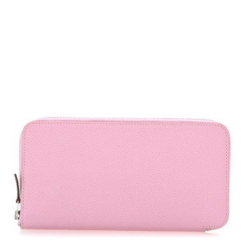HERMES Epsom Silk'In Wallet Mauve Sylvestre