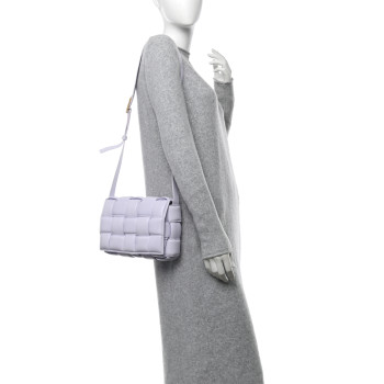 BOTTEGA VENETA Nappa Maxi Intreccio Padded Cassette Crossbody Bag Mirth Washed