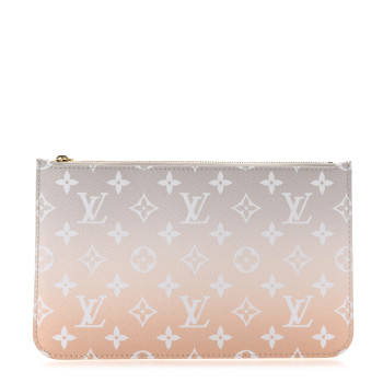 LOUIS VUITTON Monogram By The Pool Neverfull MM Pochette Brume