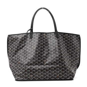 GOYARD Goyardine Reversible Anjou GM Black