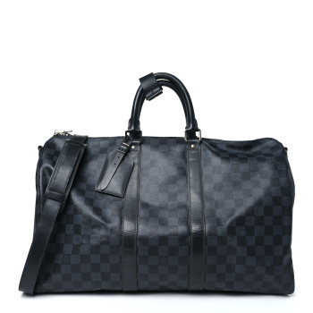 LOUIS VUITTON Damier Cobalt Keepall Bandouliere 45