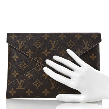 LOUIS VUITTON Monogram Large Kirigami Pochette Insert Rose Ballerine