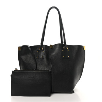 CHLOE Smooth Calfskin Medium Vick Tote Black