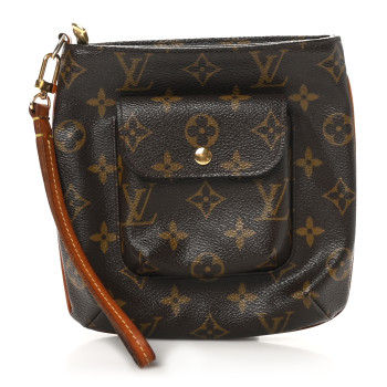 LOUIS VUITTON Monogram Partition Wristlet
