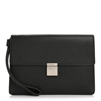 LOUIS VUITTON Taiga Selenga Pochette Ardoise