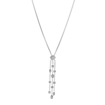 DAVID YURMAN Sterling Silver Diamond Confetti Ice Necklace