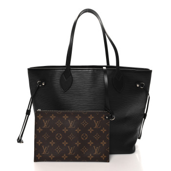 LOUIS VUITTON Epi Neverfull MM Black