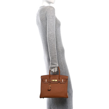HERMES Togo Birkin 30 Gold