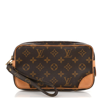 LOUIS VUITTON Monogram Pochette Marly Dragonne 22