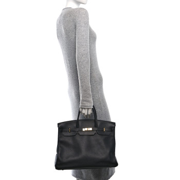 HERMES Togo Birkin 40 Black