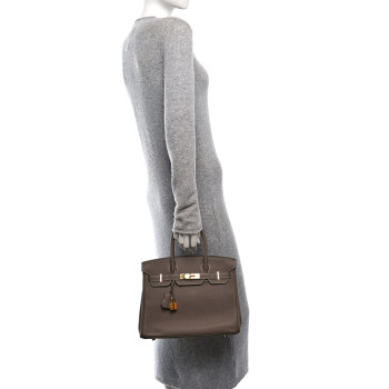 HERMES Togo Birkin 30 Etoupe