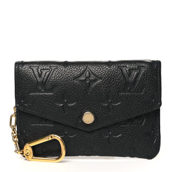 LOUIS VUITTON Empreinte Key Pouch Black