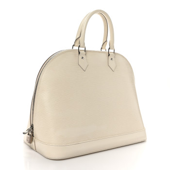LOUIS VUITTON Epi Alma GM Ivory