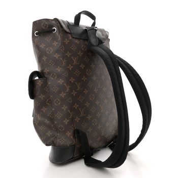 LOUIS VUITTON Monogram Macassar Christopher PM Backpack