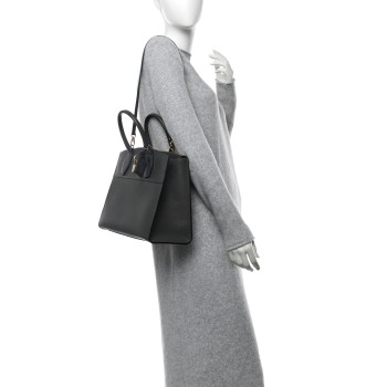 LOUIS VUITTON Taurillon City Steamer MM Gris