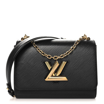 LOUIS VUITTON Epi Twist Shoulder Bag MM Black LOUIS VUITTON Epi Twist Shoulder Bag MM Black