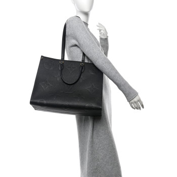 LOUIS VUITTON Empreinte Monogram Giant Onthego GM Black
