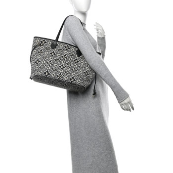 LOUIS VUITTON Jacquard Since 1854 Neverfull MM Grey