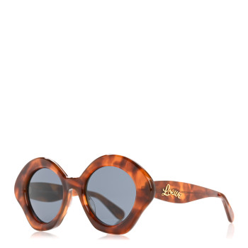 LOEWE Acetate Curvy Cat Eye Sunglasses LW40125U Light Havana LOEWE Acetate Curvy Cat Eye Sunglasses LW40125U Light Havana
