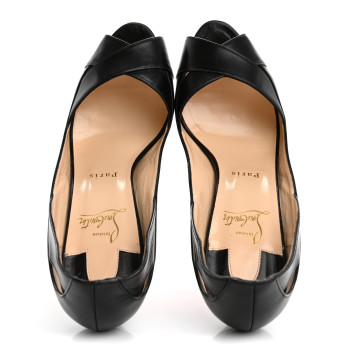CHRISTIAN LOUBOUTIN Kid Academa 120 Pumps 40 Black
