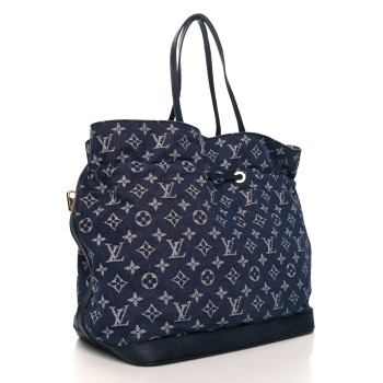 LOUIS VUITTON Denim Noefull MM Grand Blue