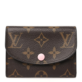 LOUIS VUITTON Monogram Rosalie Coin Purse Rose Ballerine