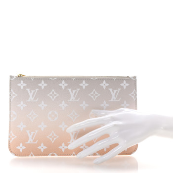 LOUIS VUITTON Monogram By The Pool Neverfull MM Pochette Brume