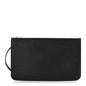 LOUIS VUITTON Epi Neverfull Pochette MM GM Black