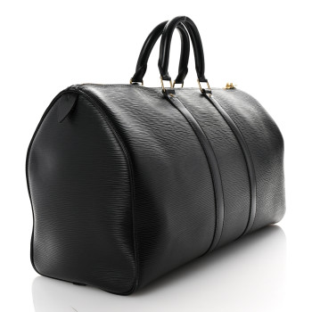 LOUIS VUITTON Epi Keepall 45 Black