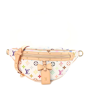 LOUIS VUITTON LV X TM Monogram Multicolor High Rise Bumbag White