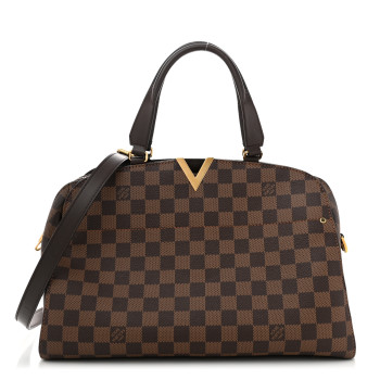 LOUIS VUITTON Damier Ebene Kensington Bowling Bag