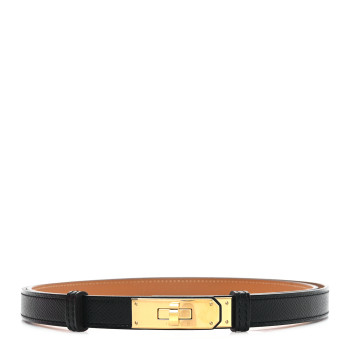 HERMES Epsom Kelly Belt Black